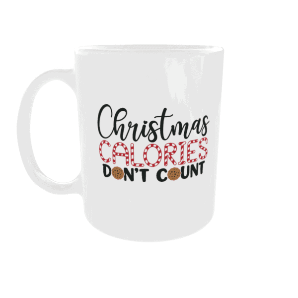 Mok met feestelijke tekst 